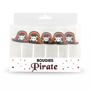 Anniversaire enfant, pirates, bougies