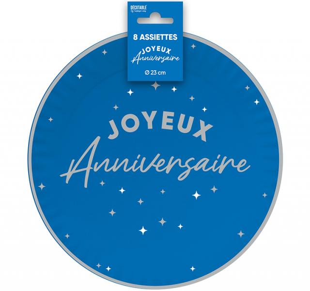 TIRELIRE JOYEUX ANNIVERSAIRE METALLISE - Festivitré