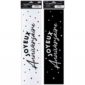 ARTICLES DE FETE-ANNIVERSAIRE-ANNIVERSAIRE NOIR ET BLANC-BANNIERE ANNIVERSAIRE