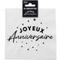 ARTICLES-DE-FETE-ANNIVERSAIRE-ANNIVERSAIRE-NOIR-SERVIETTES-ANNIVERSAIRE