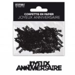 ARTICLES-DE-FETE-ANNIVERSAIRE-CONFETTIS JOYEUX ANNIVERSAIRE-ANNIVERSAIRE-NOIR