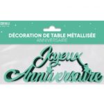 ARTICLES-DE-FETE-ANNIVERSAIRE-DECORATION DE TABLE VERT MENTHE-ANNIVERSAIRE-VERT MENTHE