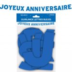 ARTICLES-DE-FETE-ANNIVERSAIRE-GUIRLANDE JOYEUX ANNIVERSAIRE BLEU-ANNIVERSAIRE-BLEU