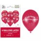 ARTICLES DE FETE-BALLONS-BALLONS LATEX-BALLONS ANNIVERSAIRE-BALLONS ANNIVERSAIRE ROUGE