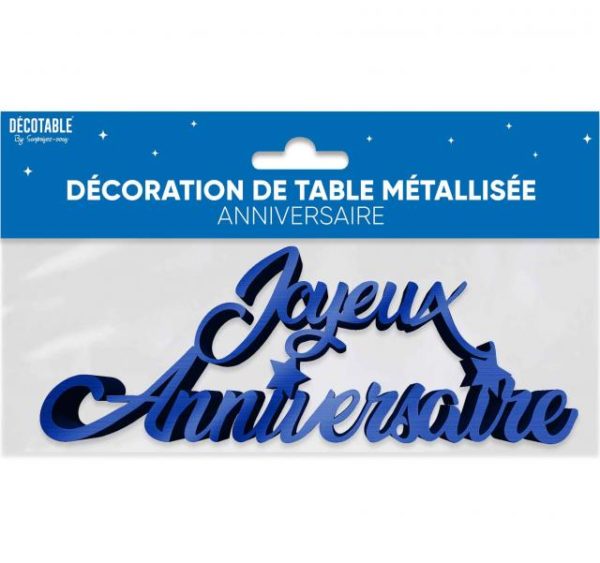 ARTICLES-DE-FETE-BALLONS-BALLONS-LATEX-BALLONS-ANNIVERSAIRE-DECORATION DE TABLE-ANNIVERSAIRE-BLEU
