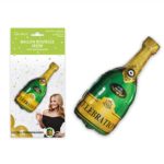 Ballons aluminium, formes diverses, bouteille