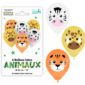 Anniversaire, ballons, animaux