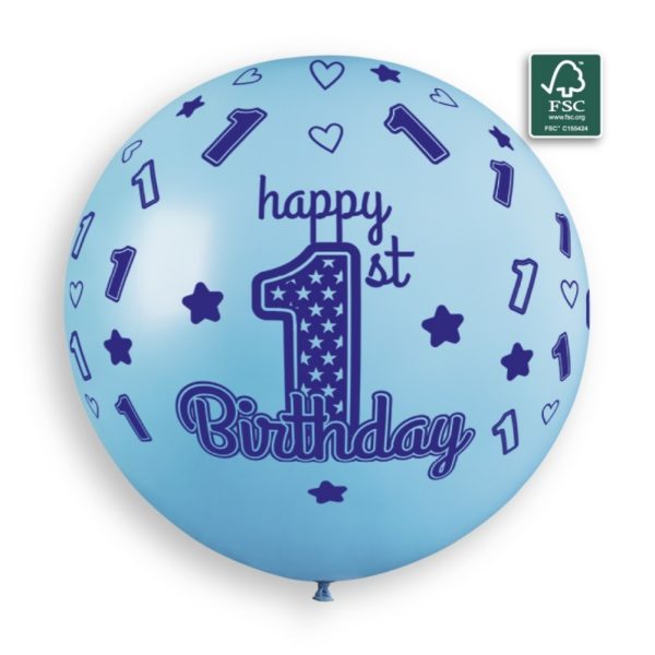 Ballons latex, ballons ages, 1 er anniversaire
