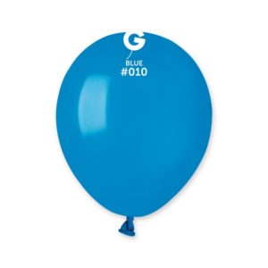 Ballons latex, ballons couleurs unis, 13 cm, bleu moyen
