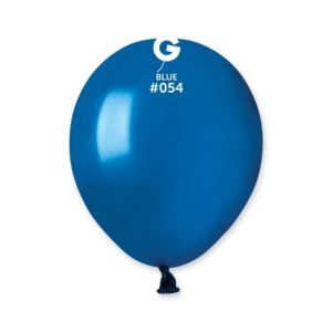 Ballons latex, ballons couleurs unis, 13 cm, bleu roi métal