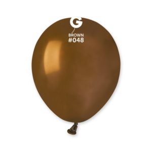 Ballons latex, ballons couleurs unis, 13 cm, chocolat