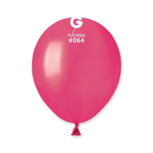 Ballons latex, ballons couleurs unis, 13 cm, fuchsia métal