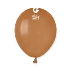 Ballons latex, ballons couleurs unis, 13 cm, moka