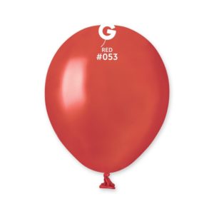 Ballons latex, ballons couleurs unis, 13 cm, rouge métal