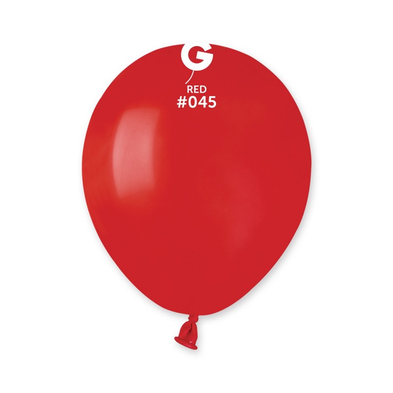 Ballons latex, ballons couleurs unis, 13 cm, rouge foncé