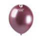 Ballons latex, ballons couleurs unis, 13 cm, shiny rose