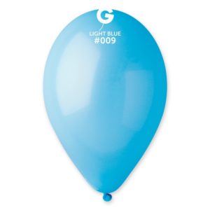 Ballons latex, ballons couleurs unis, bleu lagon