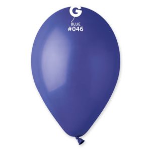 Ballons latex, ballons couleurs unis, bleu roi