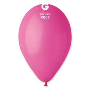 Ballons latex, ballons couleurs unis, fuchsia