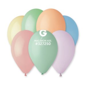 Ballons latex, ballons multicouleur, pastel