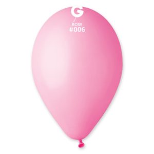 Ballons latex, ballons couleurs unis, rose