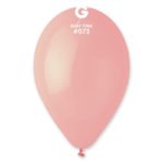 Ballons latex, ballons couleurs unis, rose bébé