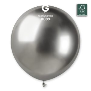 Ballons latex, ballons couleurs unis, shiny, argent