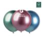 Ballons latex, ballons couleurs unis, shiny, vert, rose, bleu