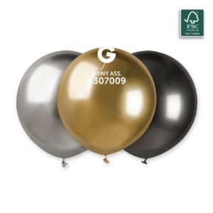 Ballons latex, ballons couleurs unis, shiny, argent, gris, or