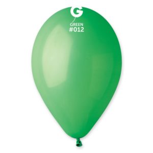 Ballons latex, ballons couleurs unis, vert