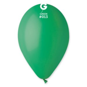 Ballons latex, ballons couleurs unis, vert foncé