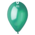 Ballons latex, ballons couleurs unis, vert foncé, métal
