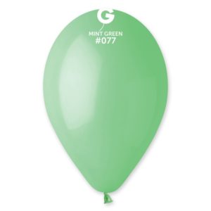 Ballons latex, ballons couleurs unis, vert menthe