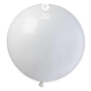 Ballons latex, ballons xxl, blanc