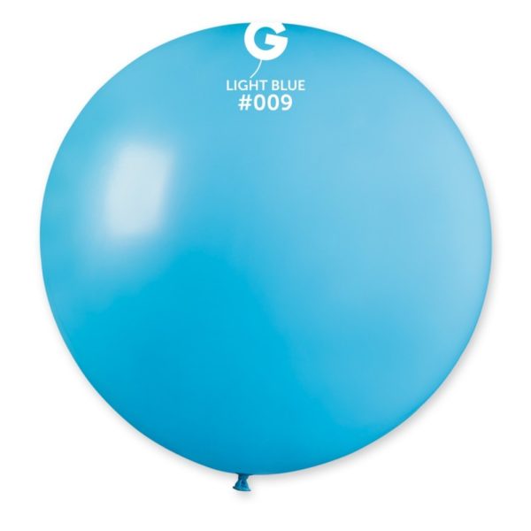 Ballons latex, ballons XXL, bleu lagon
