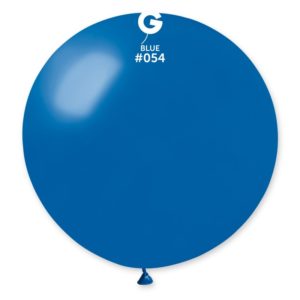 Ballons latex, ballons XXL, bleu moyen métal