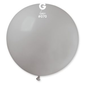 Ballons latex, ballons XXL, gris