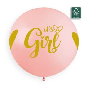 Ballons latex, ballons XXL, it's a girl
