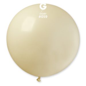 Ballons latex, ballons XXL, ivoire