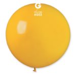 Ballons latex, ballons XXL, jaune fonce