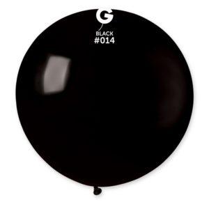 Ballons latex, ballons XXL, noir