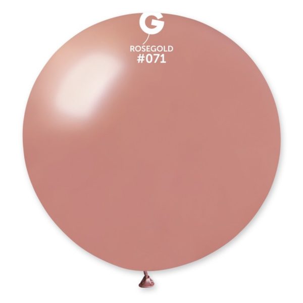 Ballons latex, ballons XXL, rose gold