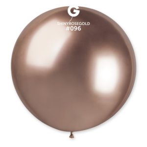 Ballons latex, ballons XXL, rose gold, shiny