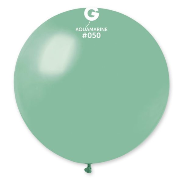 Ballons latex, ballons XXL, vert d'eau