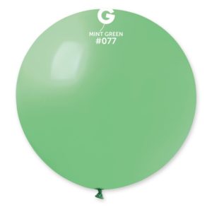 Ballons latex, ballons XXL, vert menthe