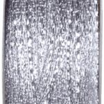 Décoration de salle, tulle et nœud, ruban, argent