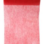 Décoration de salle, tulle et nœud, ruban, rouge