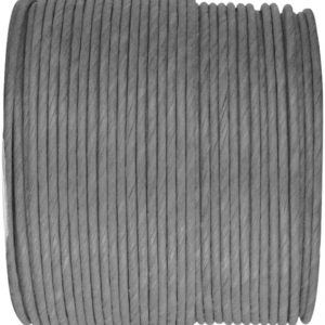 Décoration de table, corde, laiton, gris