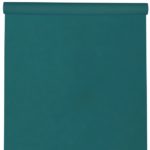 Décoration de table, nappe en intissé, 10 mètres, bleu canard
