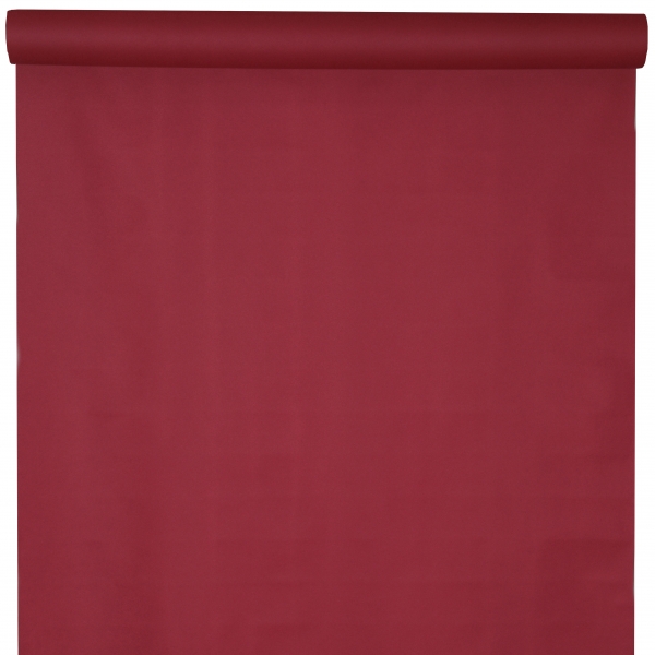 Décoration de table, nappe en intissé, 10 mètres, bordeaux